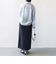 【WEB限定】〈洗濯機可能〉シアー ハイネック 2WAY ブラウス
