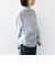 【WEB限定】〈洗濯機可能〉シアー ハイネック 2WAY ブラウス