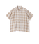 Southwick Gate Label: リネン オンブレチェック ショートスリーブ シャツ