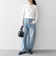 SHIPS any:〈洗濯機可能〉シアー リブ ロング スリーブ クルーネック TEE