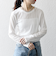 SHIPS any:〈洗濯機可能〉シアー リブ ロング スリーブ クルーネック TEE