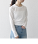 SHIPS any:〈洗濯機可能〉シアー リブ ロング スリーブ クルーネック TEE
