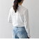 SHIPS any:〈洗濯機可能〉シアー リブ ロング スリーブ クルーネック TEE