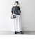 SHIPS any:〈洗濯機可能〉シアー リブ ロング スリーブ クルーネック TEE
