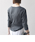 SHIPS any:〈洗濯機可能〉シアー リブ ロング スリーブ クルーネック TEE