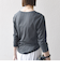 SHIPS any:〈洗濯機可能〉シアー リブ ロング スリーブ クルーネック TEE