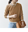 SHIPS any:〈洗濯機可能〉シアー リブ ロング スリーブ クルーネック TEE