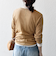 SHIPS any:〈洗濯機可能〉シアー リブ ロング スリーブ クルーネック TEE