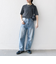 SHIPS any:〈洗濯機可能〉シアー リブ ハーフ スリーブ クルーネック TEE