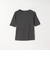 SHIPS any:〈洗濯機可能〉シアー リブ ハーフ スリーブ クルーネック TEE
