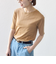 SHIPS any:〈洗濯機可能〉シアー リブ ハーフ スリーブ クルーネック TEE