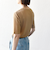 SHIPS any:〈洗濯機可能〉シアー リブ ハーフ スリーブ クルーネック TEE