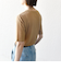 SHIPS any:〈洗濯機可能〉シアー リブ ハーフ スリーブ クルーネック TEE