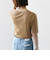 SHIPS any:〈洗濯機可能〉シアー リブ ハーフ スリーブ クルーネック TEE