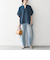 SHIPS any:〈洗濯機可能〉USAコットン 裏毛 スキッパー ルーズ スウェット