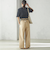 SHIPS Primary Navy Label:チノパンツ