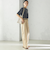 SHIPS Primary Navy Label:チノパンツ