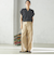 SHIPS Primary Navy Label:チノパンツ