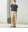 SHIPS Primary Navy Label:チノパンツ