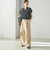 SHIPS Primary Navy Label:チノパンツ