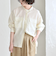 quaranciel:〈手洗い可能〉ドレッシー ワーク ポケット シャツ