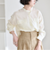 quaranciel:〈手洗い可能〉ドレッシー ワーク ポケット シャツ