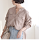 quaranciel:〈手洗い可能〉ドレッシー ワーク ポケット シャツ