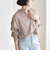 quaranciel:〈手洗い可能〉ドレッシー ワーク ポケット シャツ