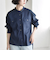 quaranciel:〈手洗い可能〉ドレッシー ワーク ポケット シャツ