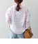 Le minor:〈洗濯機可能〉ロングスリーブ ボーダー TEE 25SS