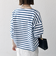 Le minor:〈洗濯機可能〉ロングスリーブ ボーダー TEE 25SS