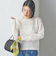 〈手洗い可能〉シアー ネック ポコビュー TEE ブラウス