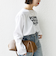 〈洗濯機可能〉プラチナヴェール 長袖 ロゴ TEE