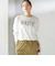 〈洗濯機可能〉プラチナヴェール 長袖 ロゴ TEE