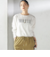 〈洗濯機可能〉プラチナヴェール 長袖 ロゴ TEE