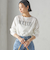 〈洗濯機可能〉プラチナヴェール 長袖 ロゴ TEE