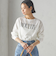 〈洗濯機可能〉プラチナヴェール 長袖 ロゴ TEE