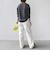 〈洗濯機可能〉プラチナヴェール 長袖 ロゴ TEE