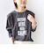 〈洗濯機可能〉プラチナヴェール 長袖 ロゴ TEE