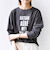 〈洗濯機可能〉プラチナヴェール 長袖 ロゴ TEE