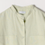 【WEB限定】SHIPS any: 〈洗濯機可能〉リネン ミックス スタンドカラー ポケット シャツ 25SS