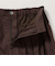 SHIPS any:〈洗濯機可能〉リネン ミックス タック フレア ワイド パンツ