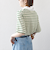 SHIPS any:〈洗濯機可能〉パイル ボーダー ラガーTEE