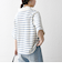 SHIPS any:〈洗濯機可能〉パイル ボーダー ラガーTEE