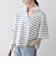 SHIPS any:〈洗濯機可能〉パイル ボーダー ラガーTEE