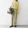 SHIPS any:〈洗濯機可能〉パイル ボーダー ノースリーブ TEE