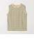 SHIPS any:〈洗濯機可能〉パイル ボーダー ノースリーブ TEE