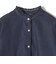 《追加予約》【WEB限定】〈洗濯機可能〉フリルネック デニム シャツ◆