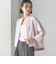 〈手洗い可能〉ストライプ 羽織 シャツ