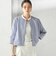 〈手洗い可能〉ストライプ 羽織 シャツ